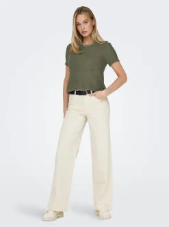 Discount ONLSUNNY Top Dame Strik & Cardigans|Toppe