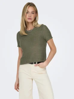 Discount ONLSUNNY Top Dame Strik & Cardigans|Toppe