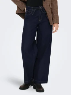 Best ONLTANNER Høj talje Wide leg fit Jeans Dame Jeans|Jeans