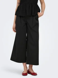Online ONLTANNY Cropped fit Culottebukser Dame Bukser