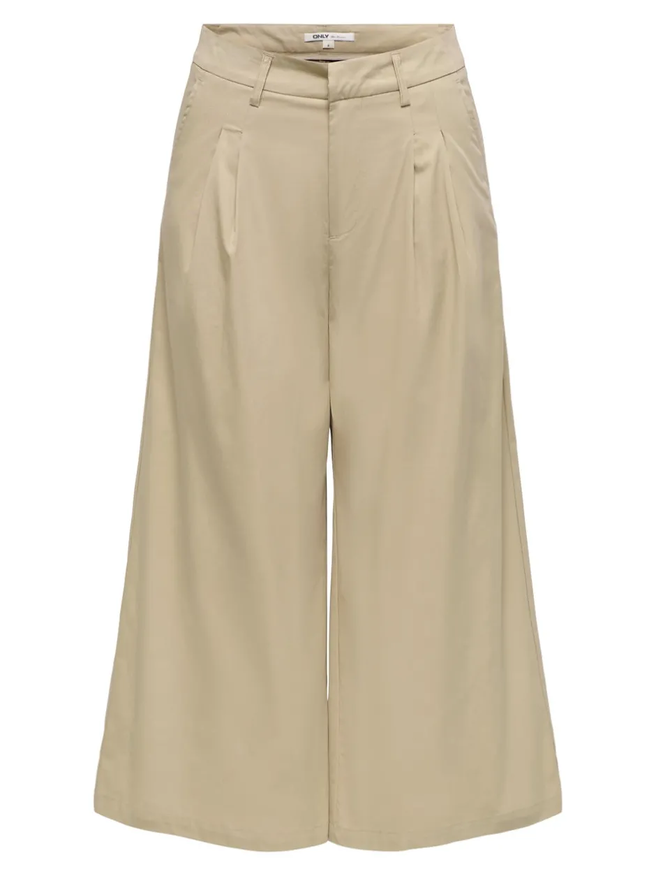 Online ONLTANNY Cropped fit Culottebukser Dame Bukser