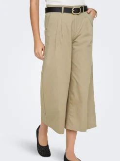 Online ONLTANNY Cropped fit Culottebukser Dame Bukser