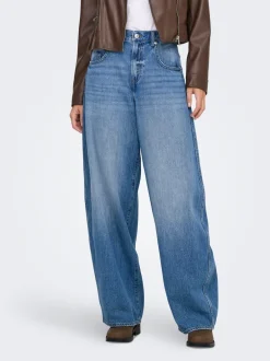 Sale ONLTAYLOR Høj talje Barrel fit Jeans Dame Jeans|Jeans