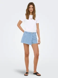 Best ONLTEXAS Denim-nederdel Kort nederdel Dame Nederdele