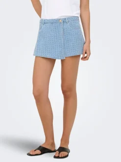 Best ONLTEXAS Denim-nederdel Kort nederdel Dame Nederdele