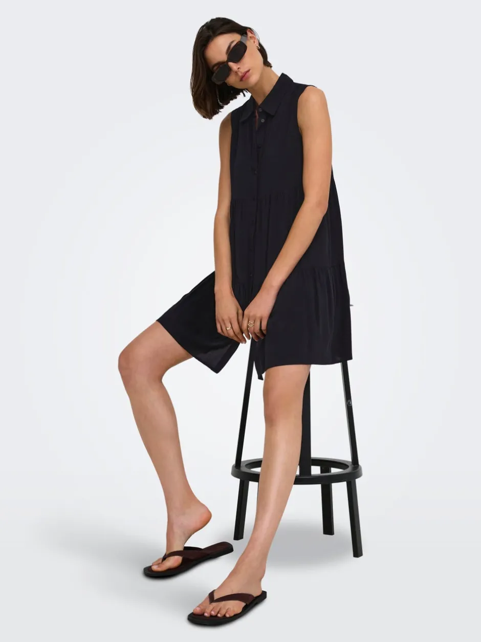 New ONLTHEA Kort kjole Dame Kjoler