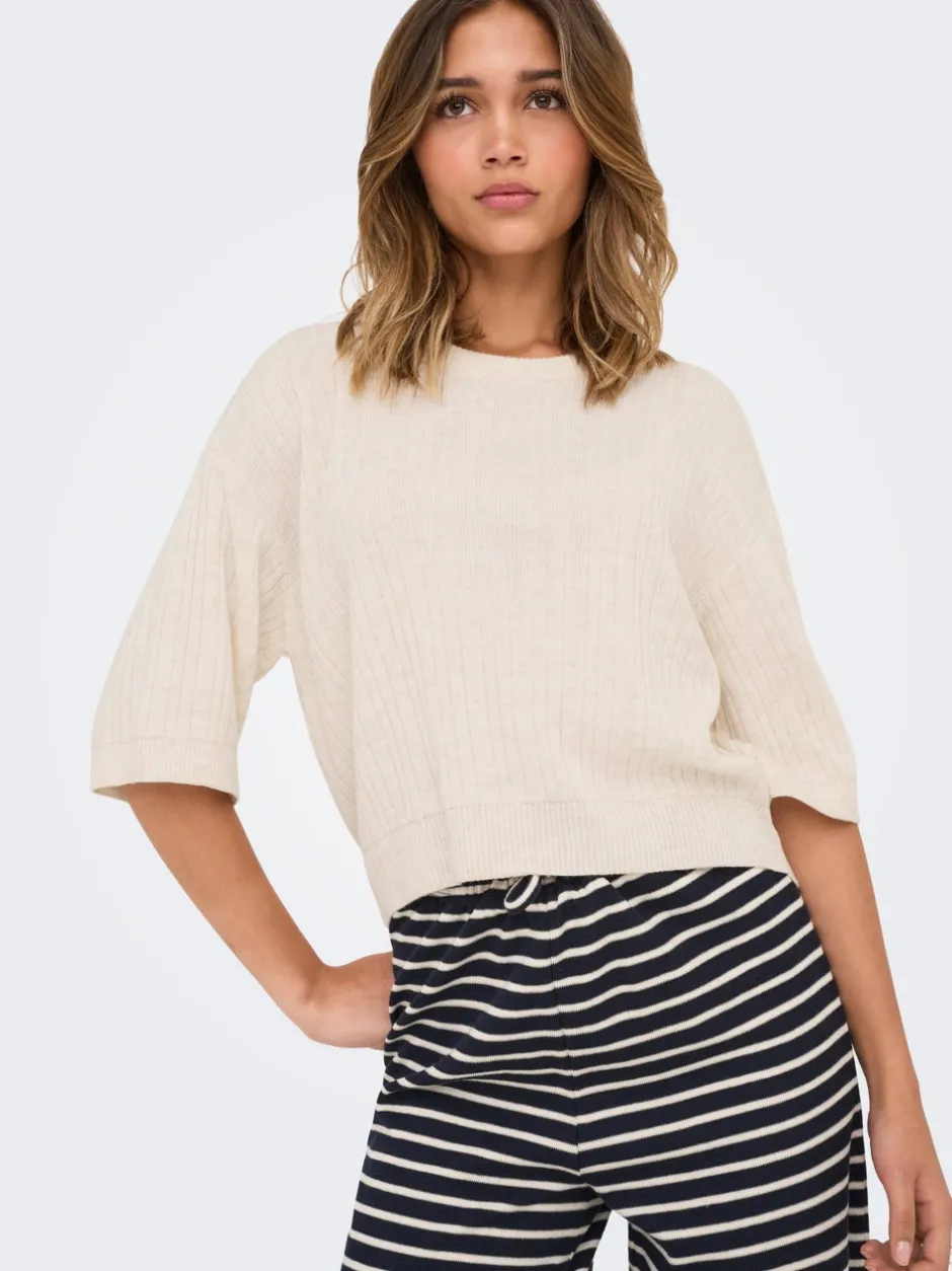Online ONLTHEA Striktrøje Dame Strik & Cardigans