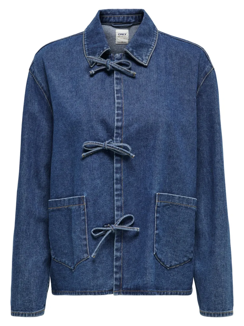 Discount ONLTHILLE Denimjakke Dame Jakker Og Frakker|Double Denim