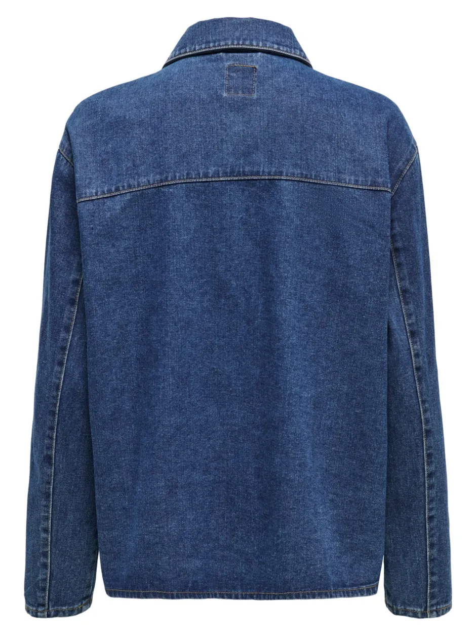 Discount ONLTHILLE Denimjakke Dame Jakker Og Frakker|Double Denim