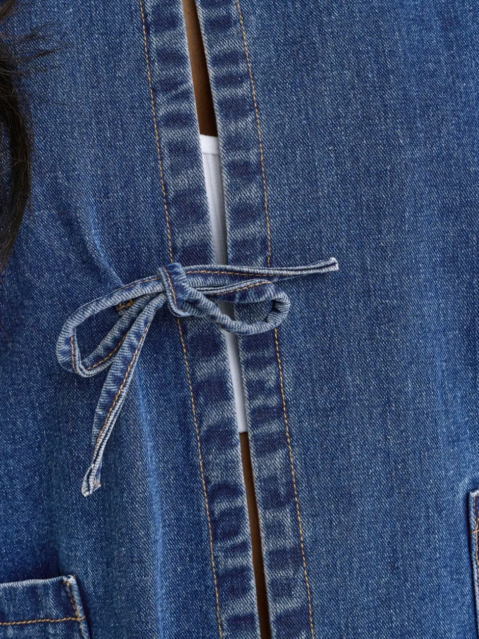 Discount ONLTHILLE Denimjakke Dame Jakker Og Frakker|Double Denim