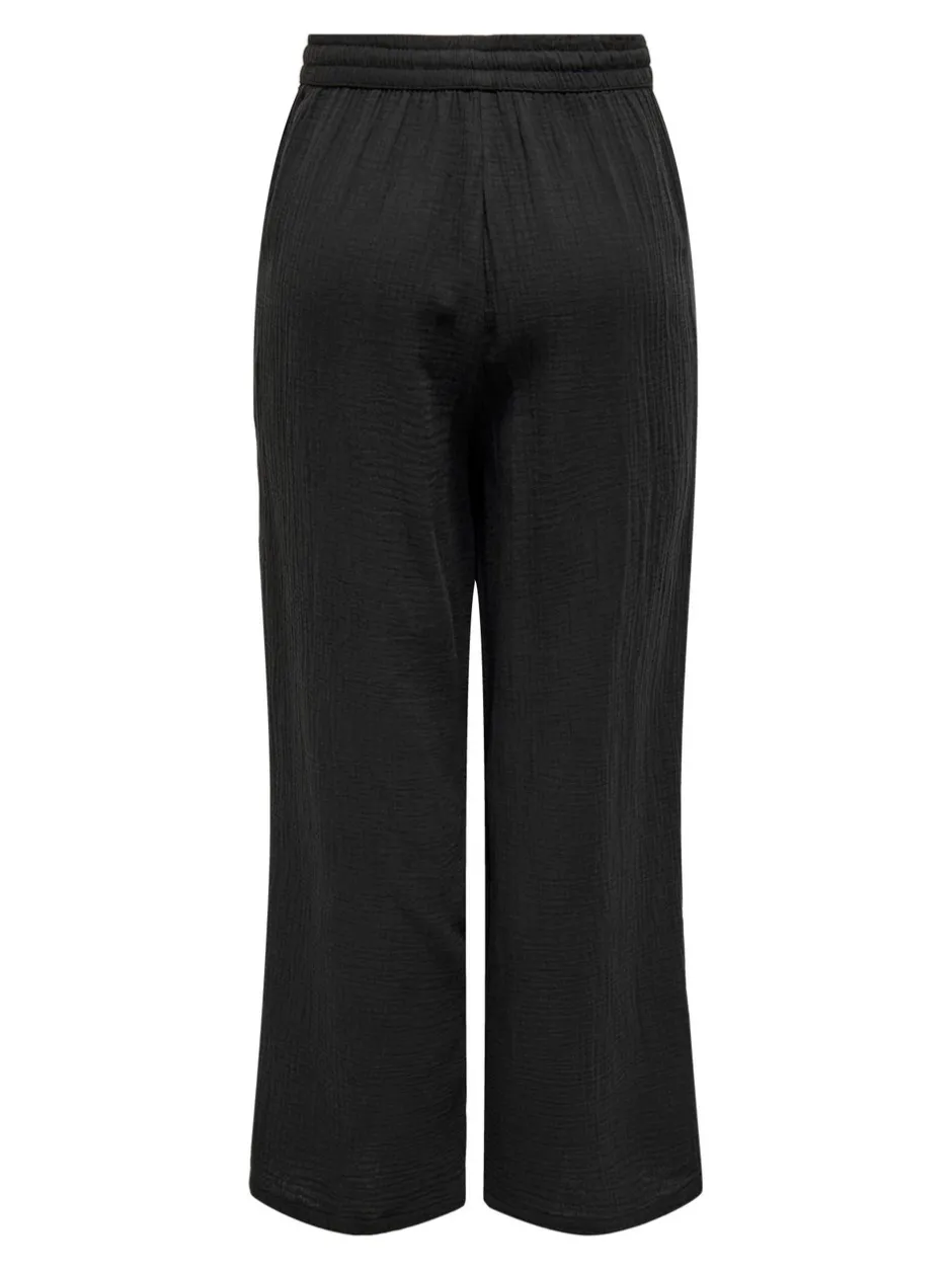 Sale ONLTHYRA Comfort fit Bukser i wide fit Dame Bukser