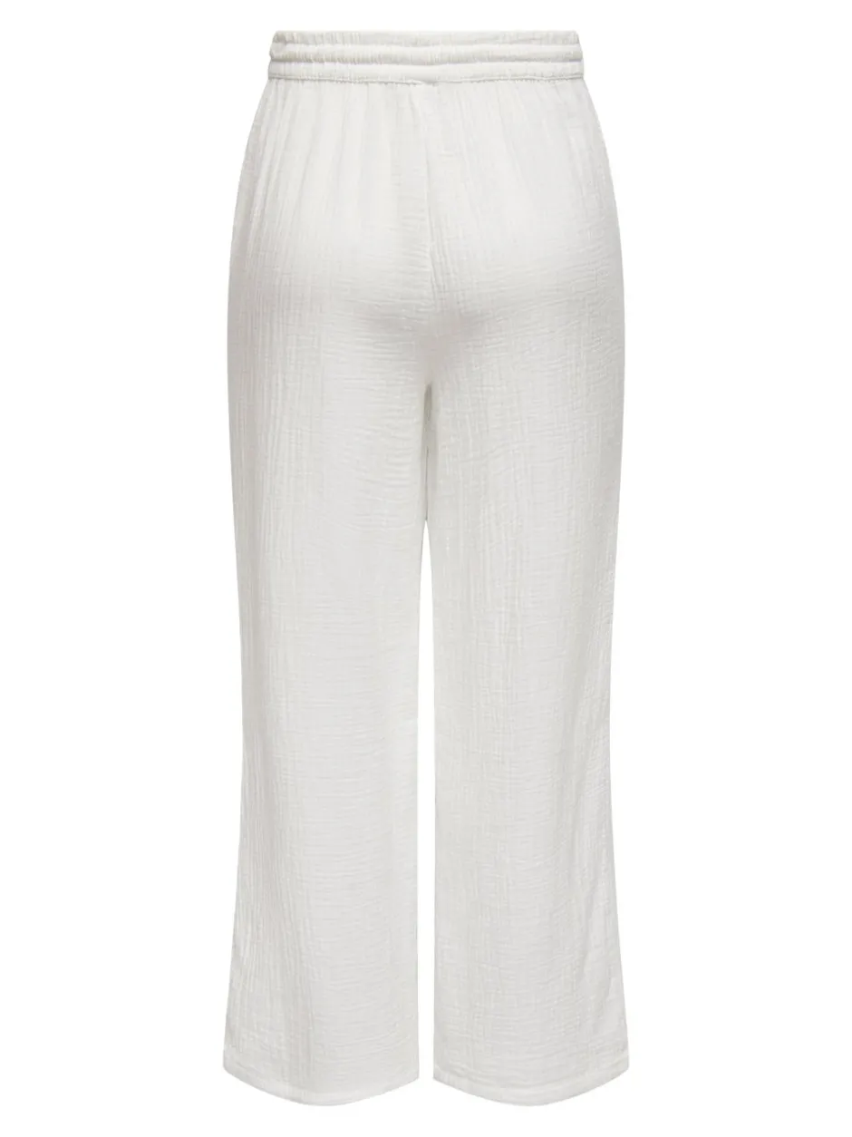 New ONLTHYRA Comfort fit Bukser i wide fit Dame Bukser