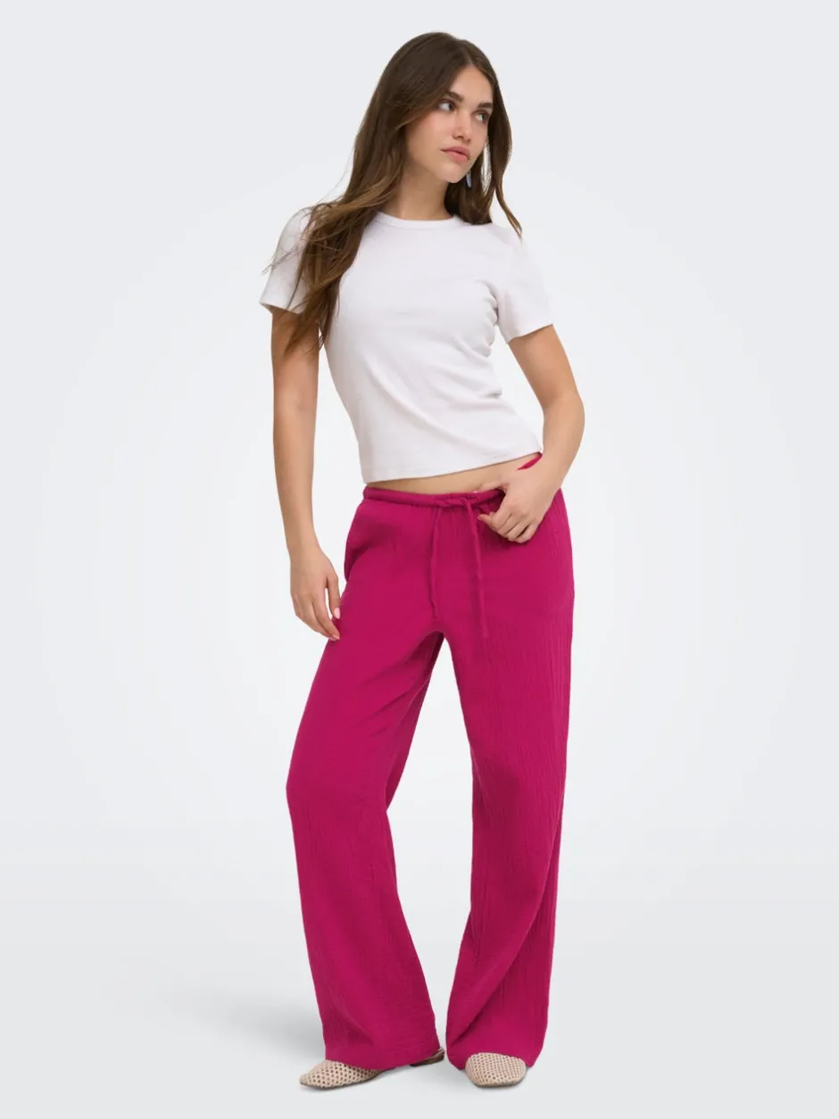 Online ONLTHYRA Regular fit Bukser Dame Bukser