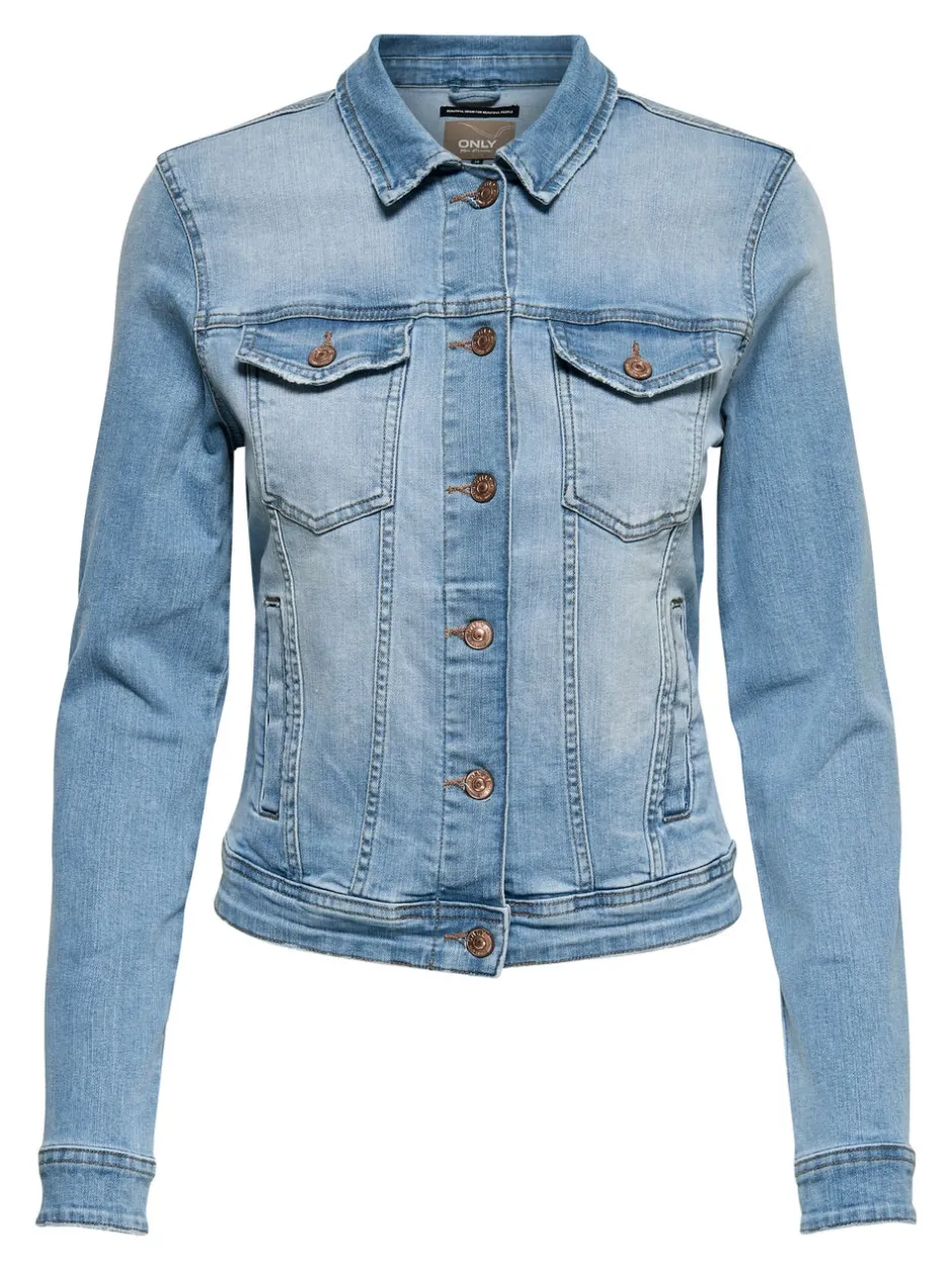 Sale ONLTIA Denimjakke Dame Jakker Og Frakker|Double Denim