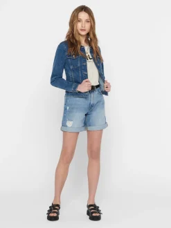 Best ONLTIA Denimjakke Dame Jakker Og Frakker|Double Denim