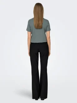 Discount ONLTRAVEL Flared fit Bukser i wide fit Dame Bukser
