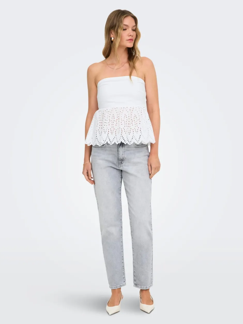 Hot ONLTULUM Top Dame Toppe