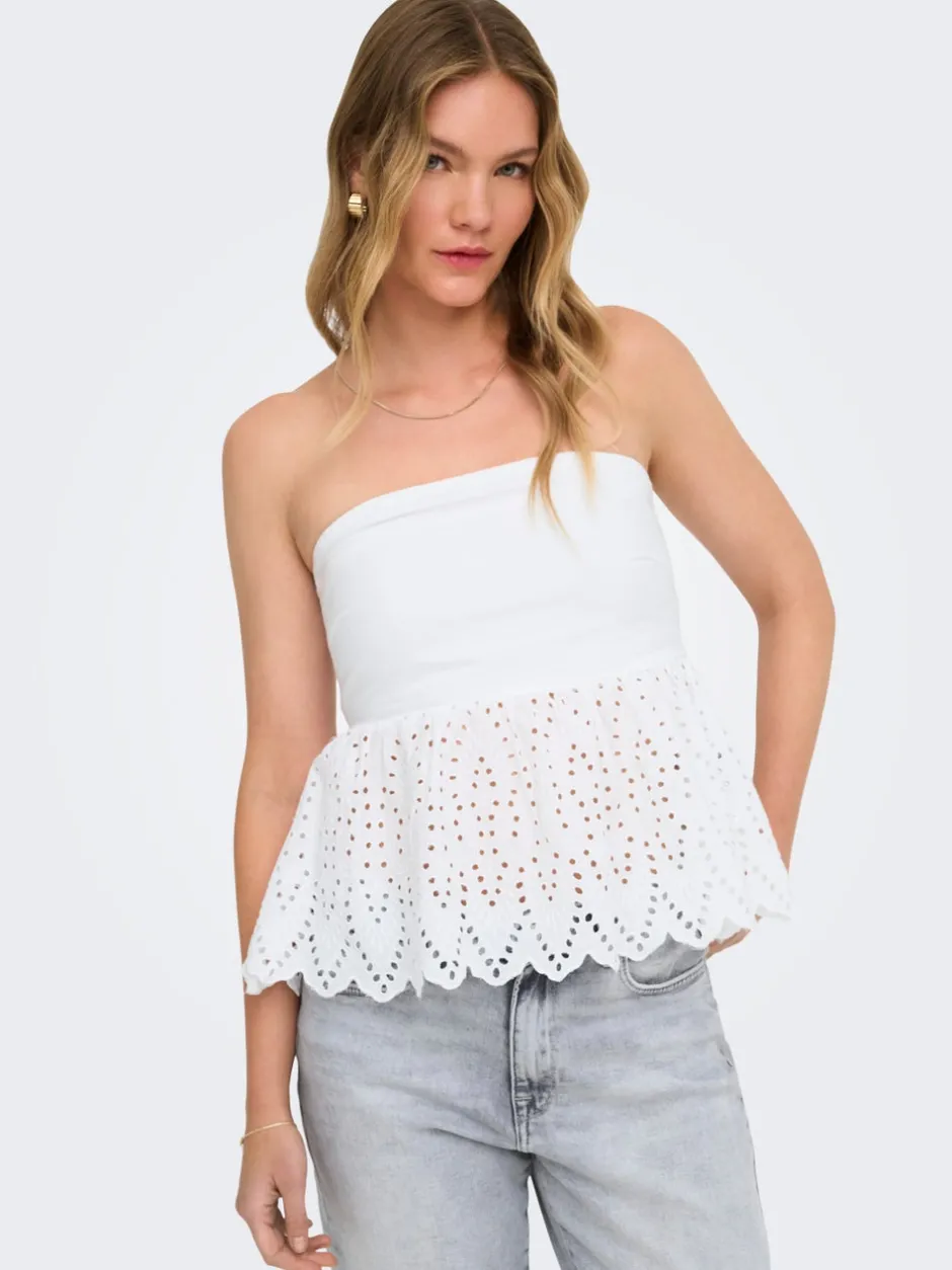 Hot ONLTULUM Top Dame Toppe