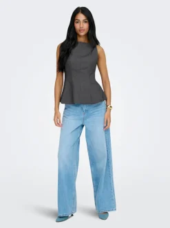 Discount ONLUNITA Peplum-top Dame Toppe