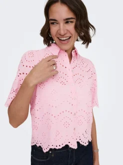 New ONLVALAIS Skjorte Dame Toppe|Skjorter