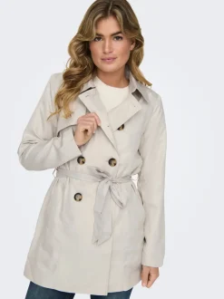 Clearance ONLVALERIE Trenchcoat Dame Jakker Og Frakker