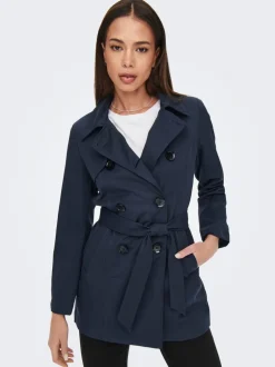 New ONLVALERIE Trenchcoat Dame Jakker Og Frakker
