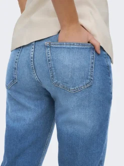 Sale ONLVENEDA Høj talje Mom fit Jeans Dame Jeans|Jeans