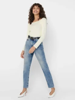 Clearance ONLVENEDA Høj talje Mom fit Jeans Dame Jeans|Jeans