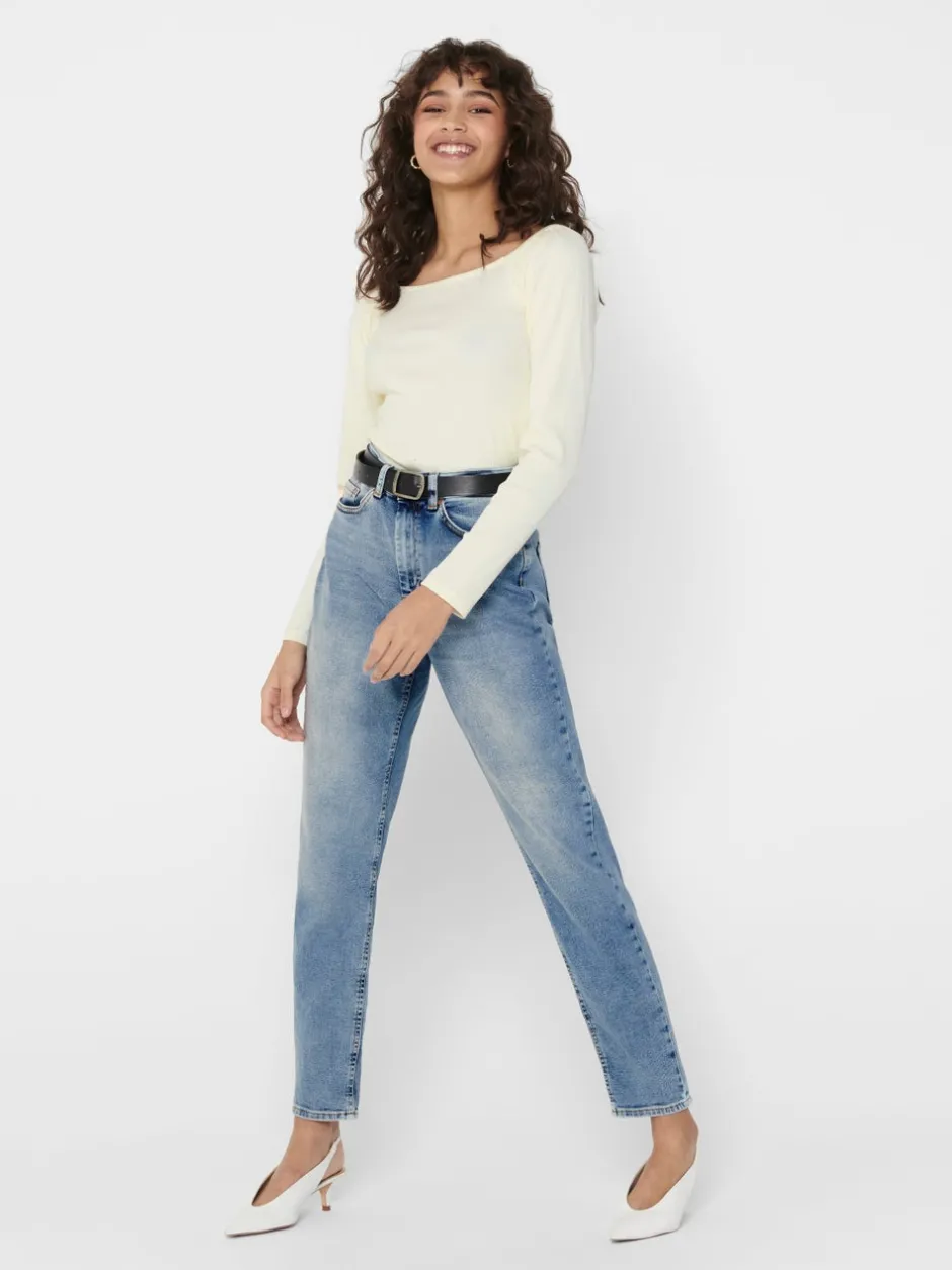 New ONLVENEDA Mom fit Jeans Dame Jeans|Jeans