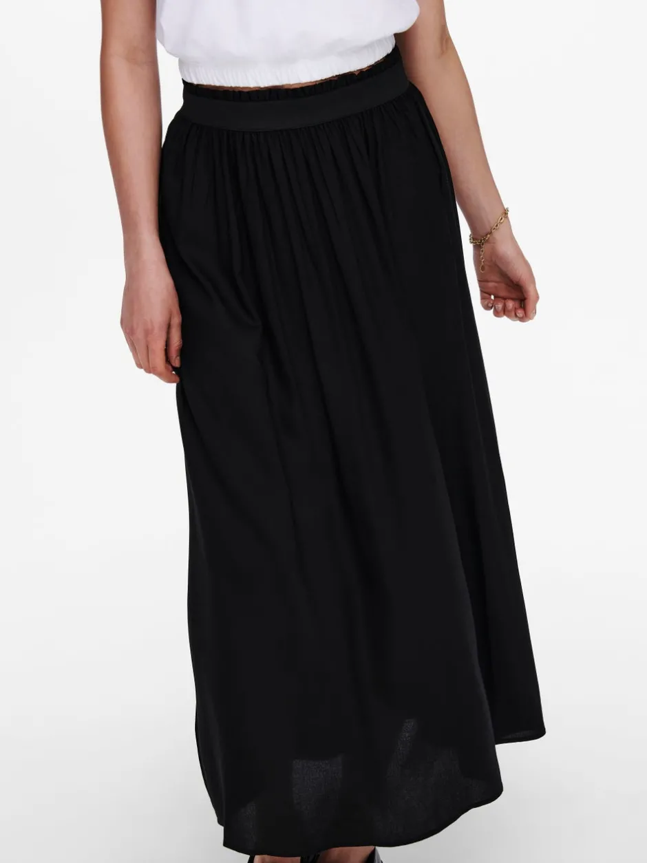 Hot ONLVENEDIG Plisseret nederdel Lang nederdel Dame Nederdele