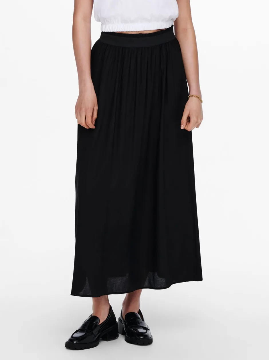 Hot ONLVENEDIG Plisseret nederdel Lang nederdel Dame Nederdele