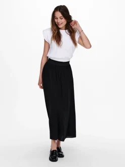 Hot ONLVENEDIG Plisseret nederdel Lang nederdel Dame Nederdele