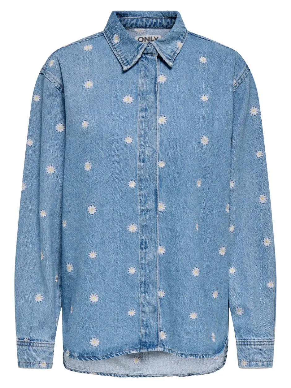 Best ONLVERA Denim-skjorte Dame Skjorter