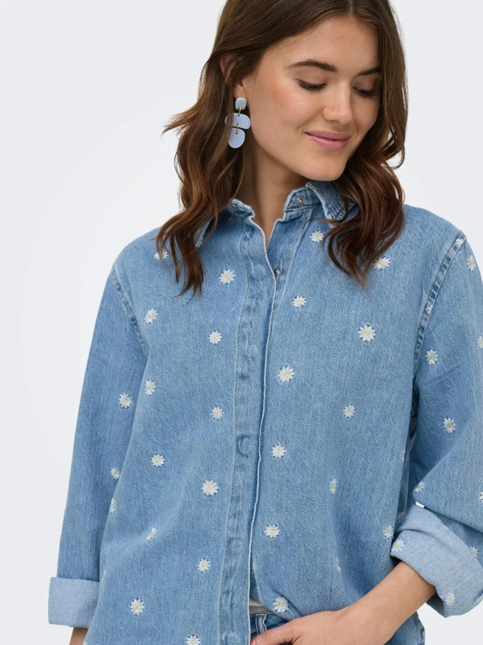 Best ONLVERA Denim-skjorte Dame Skjorter