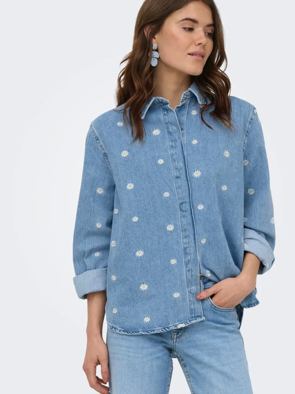 Best ONLVERA Denim-skjorte Dame Skjorter