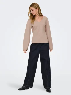 Clearance ONLVIOLA Striktrøje Dame Strik & Cardigans