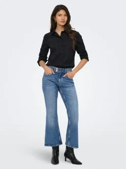 Online ONLVIOLET Høj talje Flared fit Ankellængde Jeans Dame Jeans|Jeans