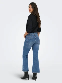 Online ONLVIOLET Høj talje Flared fit Ankellængde Jeans Dame Jeans|Jeans
