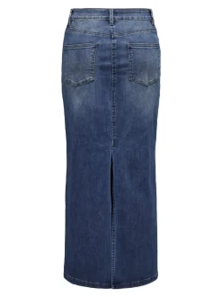 Clearance ONLWALO Denim Denim-nederdel Lang nederdel Dame Nederdele|Denimnederdele