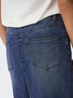 Clearance ONLWALO Denim Denim-nederdel Lang nederdel Dame Nederdele|Denimnederdele