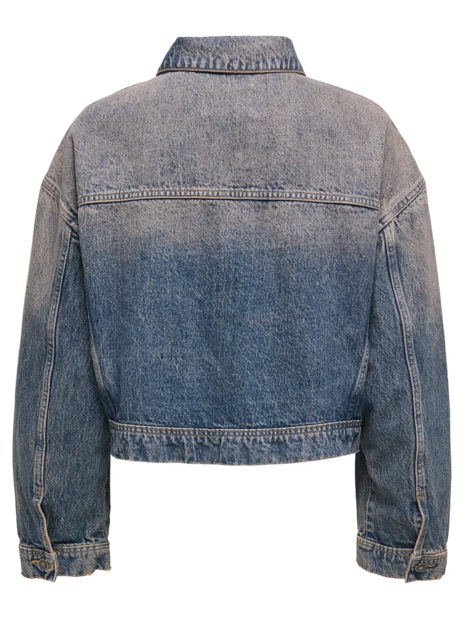 Discount ONLWATTS Denimjakke Dame Jakker Og Frakker|Double Denim