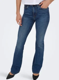 Hot ONLWAUW Høj talje Flared fit Jeans Dame Jeans|Jeans