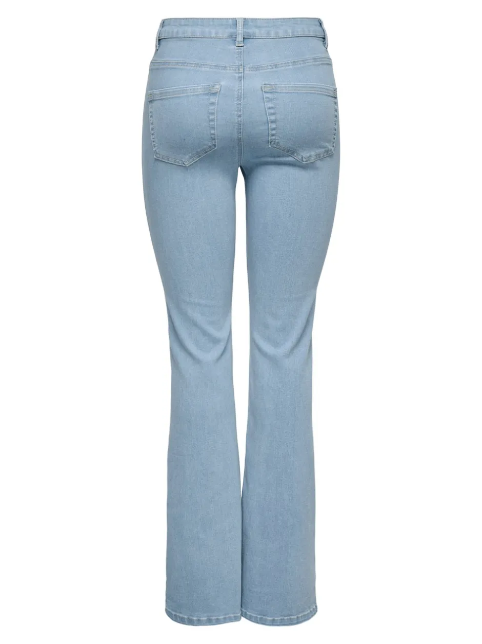 Best ONLWAUW Høj talje Flared fit Jeans Dame Jeans|Jeans