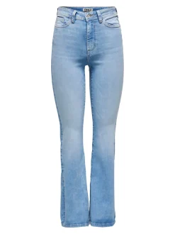 Discount ONLWAUW Høj talje Flared fit Jeans Dame Jeans|Jeans