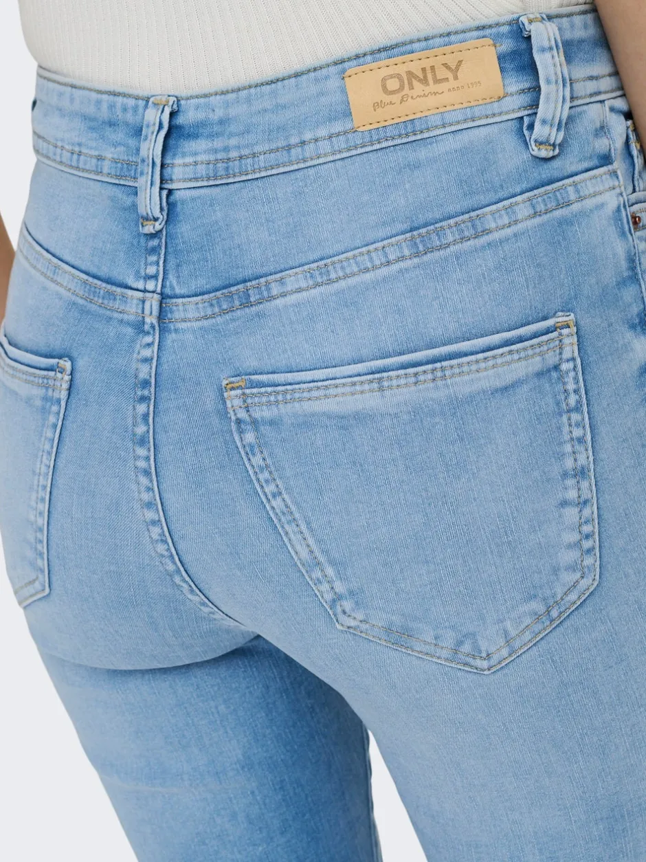 Discount ONLWAUW Høj talje Flared fit Jeans Dame Jeans|Jeans