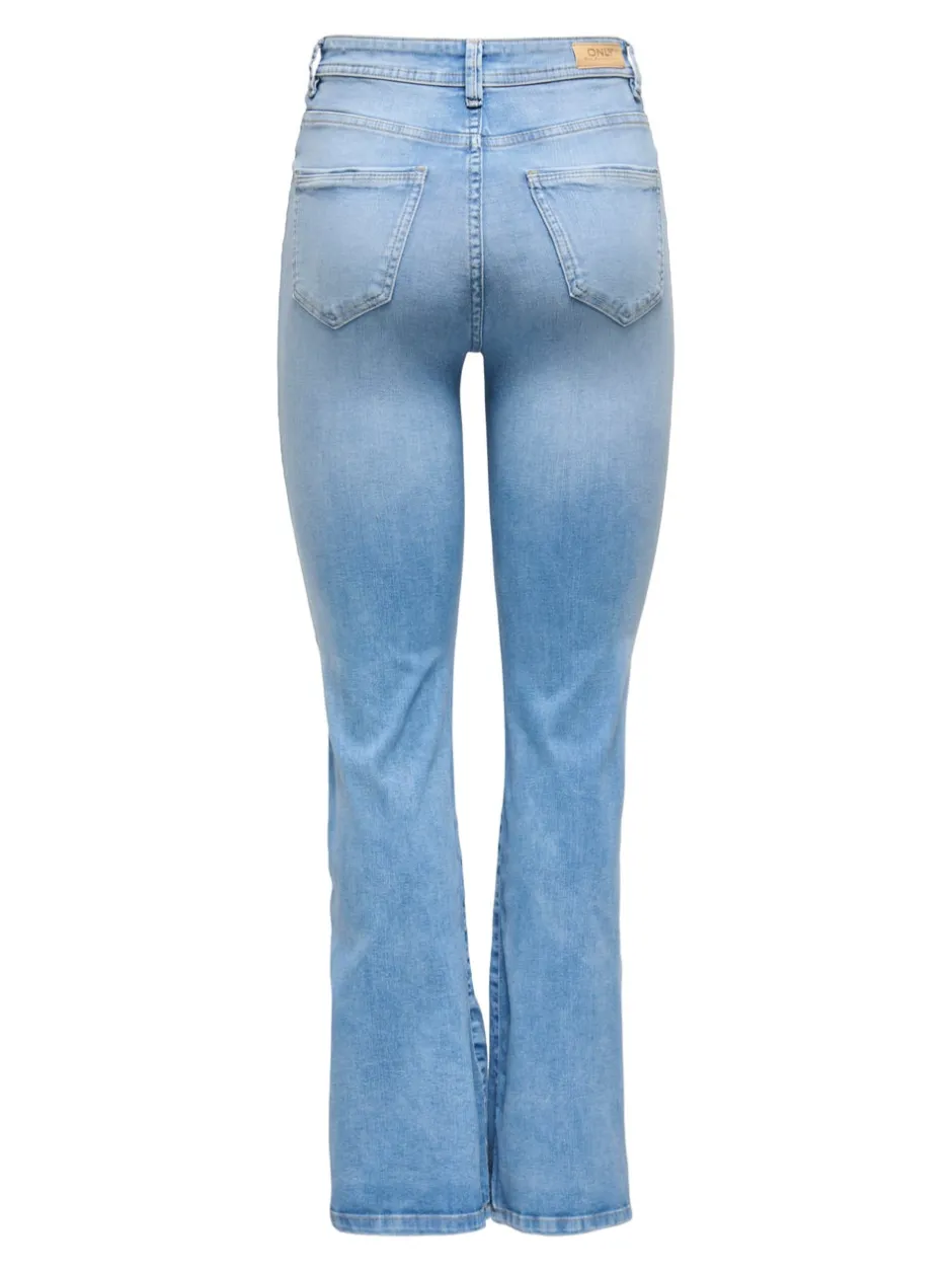 Discount ONLWAUW Høj talje Flared fit Jeans Dame Jeans|Jeans