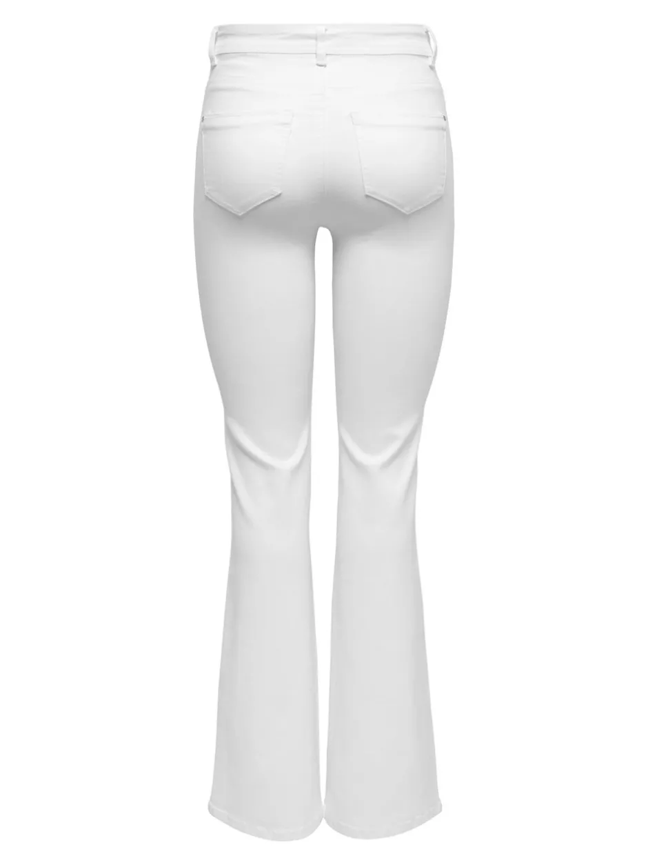 Sale ONLWAUW Høj talje Flared fit Jeans Dame Jeans|Jeans