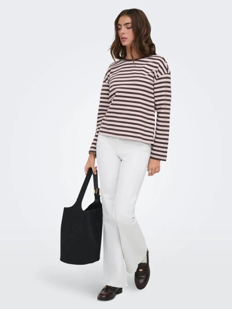 Sale ONLWAUW Høj talje Flared fit Jeans Dame Jeans|Jeans