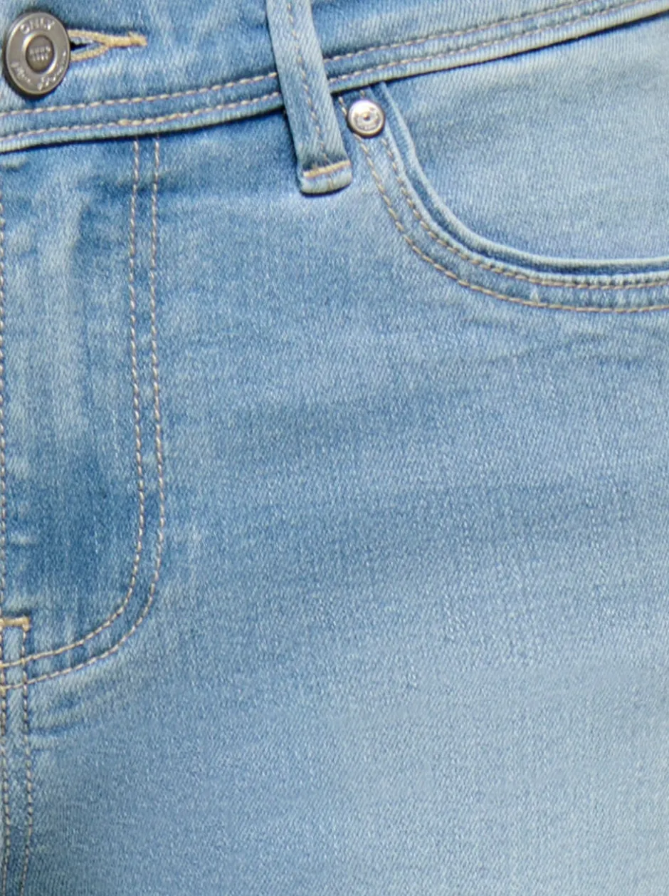 Best ONLWAUW Mellemhøj talje Regular fit Denim-shorts Dame Shorts|Double Denim