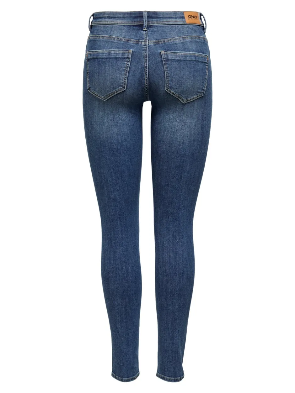 ONLWAUW Mellemhøj talje Skinny fit Jeans Dame Jeans|Jeans